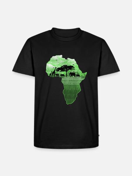 Africa - Men's Premium Organic T-Shirt - black