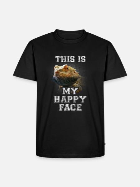 Bearded Dragon - Men's Premium Organic T-Shirt - black