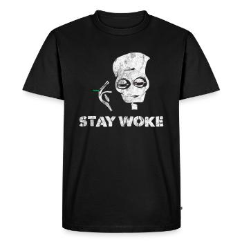 étranger - T-shirt Premium bio Homme - noir - Devant - Nico (187cm)