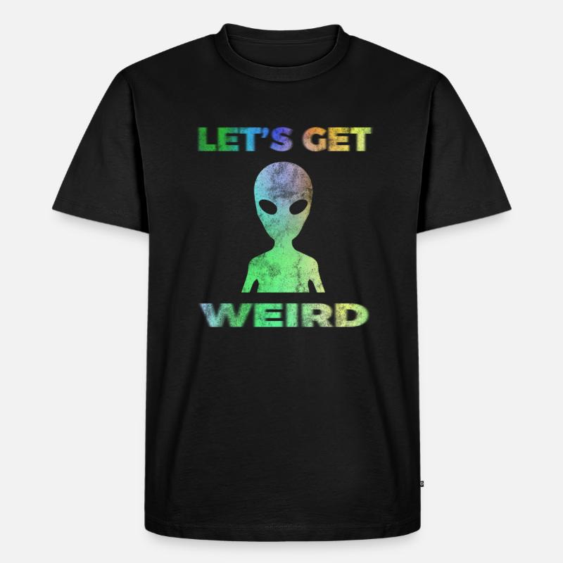 Alien - Männer Premium Bio T-Shirt - Schwarz