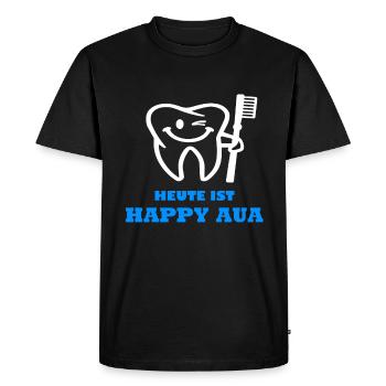 Dentiste Happy Bobsa Rengaine Cadeau - T-shirt Premium bio Homme - noir - Devant - Nico (187cm)