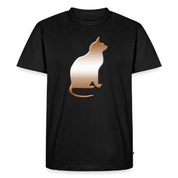 Cats, gift, crazy cat lady, cat - Men's Premium Organic T-Shirt - black - Front - Nico (187cm)