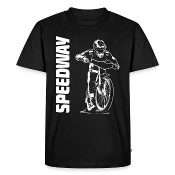 Speedway - Moto Speedway - T-shirt Premium bio Homme - noir - Devant - Nico (187cm)