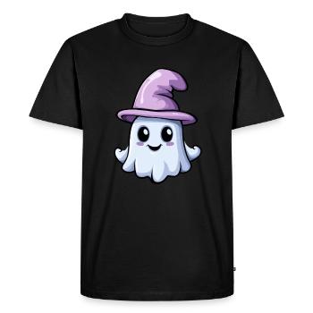 Magical Baby Ghost - Men's Premium Organic T-Shirt - black - Front - Nico (187cm)