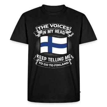 Go to Finland - Helsinki Museums Ski Areas Gift - T-shirt Premium bio Homme - noir - Devant - Nico (187cm)