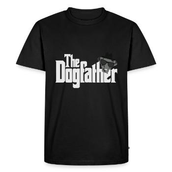 Chemise Le chien Dogfather Dog Lover Gift - T-shirt Premium bio Homme - noir - Devant - Nico (187cm)