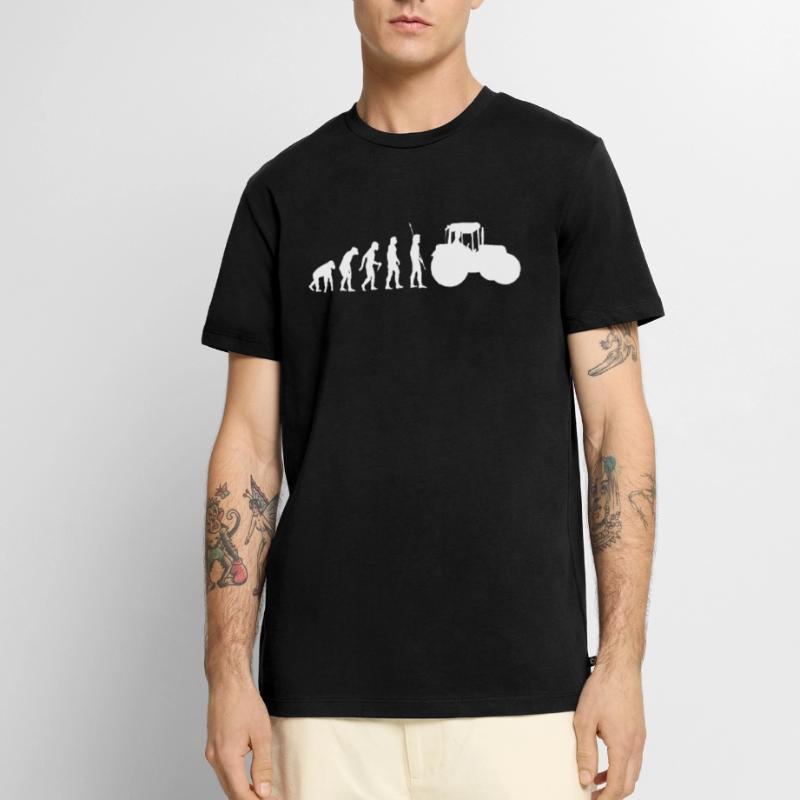 Evolution tractor Männer Premium Bio T-Shirt