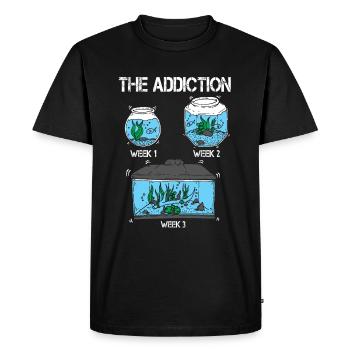 Aquarium Aquarist Fish Lover Fishkeeping - T-shirt Premium bio Homme - noir - Devant - Nico (187cm)