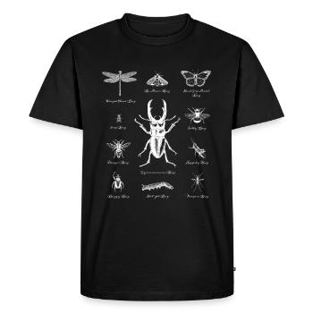 Bugs Beetles insects beetles insects - Men's Premium Organic T-Shirt - black - Front - Nico (187cm)