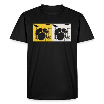 Voilà pourquoi - T-shirt Premium bio Homme - noir - Devant - Nico (187cm)