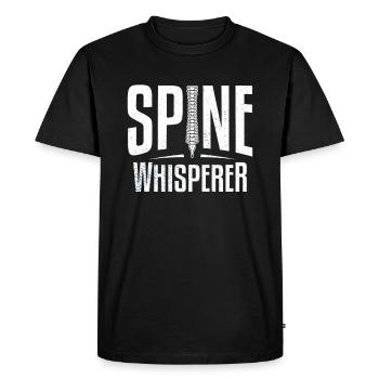 Chiropracteur Occupation Spine Adjustment Funny - T-shirt Premium bio Homme - noir - Devant - Nico (187cm)