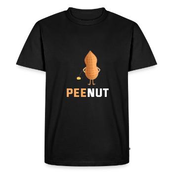 Peenut peanut and peanuts - Men's Premium Organic T-Shirt - black - Front - Nico (187cm)