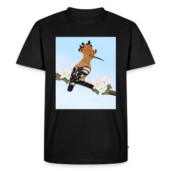 Oiseaux de jardinage de 100 ans - T-shirt Premium bio Homme - noir - Devant - Nico (187cm)