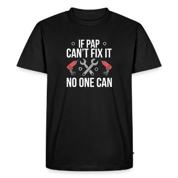 Dad repair Father Father's Day gift Father's Day - Men's Premium Organic T-Shirt - black - Front - Nico (187cm)