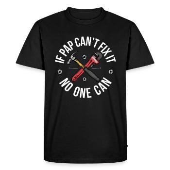 Dad repair Father Father's Day gift Father's Day - Men's Premium Organic T-Shirt - black - Front - Nico (187cm)
