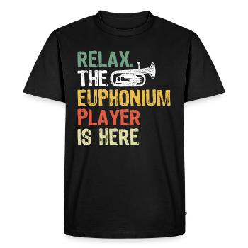 Euphonium Orchester Musiker - Männer Premium Bio T-Shirt - Schwarz - Vorne - Nico (187cm)