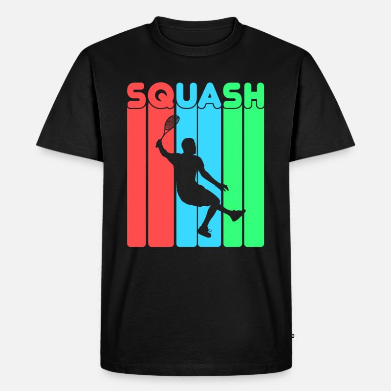 Squash - Männer Premium Bio T-Shirt - Schwarz
