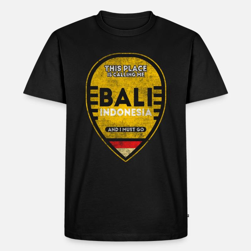 Bali - Männer Premium Bio T-Shirt - Schwarz