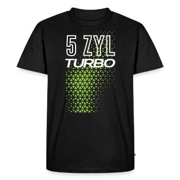 5 cylinder engine with turbo 5 cylinder driver - Men's Premium Organic T-Shirt - black - Front - Nico (187cm)