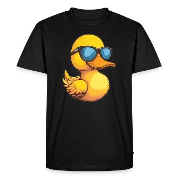 Lunettes de soleil cool canard - T-shirt Premium bio Homme - noir - Devant - Nico (187cm)