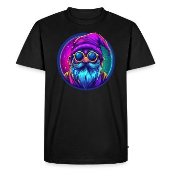 Cosmic Magic Dwarf - Men's Premium Organic T-Shirt - black - Front - Nico (187cm)