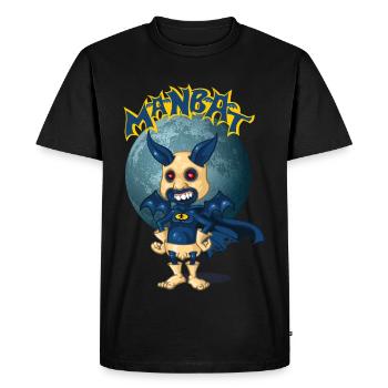 Man Bat - T-shirt Premium bio Homme - noir - Devant - Nico (187cm)