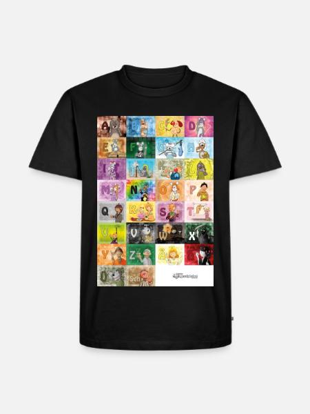German Finger Alphabet 1 / - Men's Premium Organic T-Shirt - black