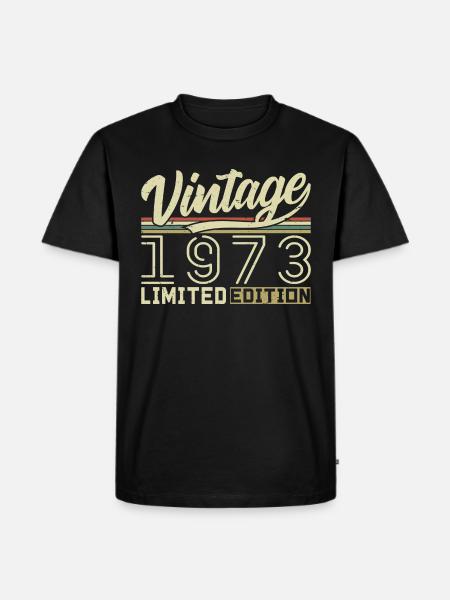 Legend since 1973 Born 1973 Birthday 51 years old - Men's Premium Organic T-Shirt - black