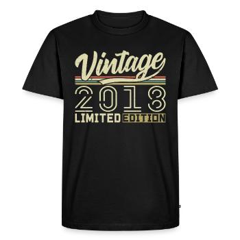 Legend since 2018 Born 2018 Birthday 6 years - Men's Premium Organic T-Shirt - black - Front - Nico (187cm)