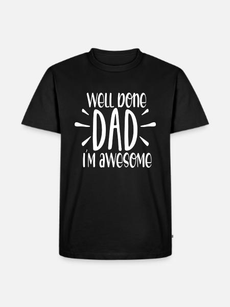 Father's Day - Men's Premium Organic T-Shirt - black