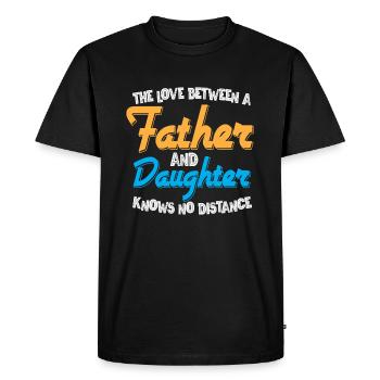father and daughter / father / daughter / gift - Men's Premium Organic T-Shirt - black - Front - Nico (187cm)