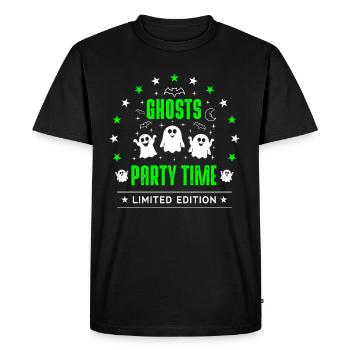 Fantômes - T-shirt Premium bio Homme - noir - Devant - Nico (187cm)