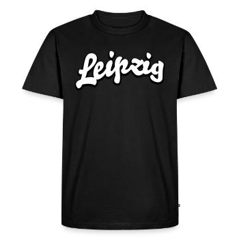 Leipzig | Cadeau de Leipzig - T-shirt Premium bio Homme - noir - Devant - Nico (187cm)