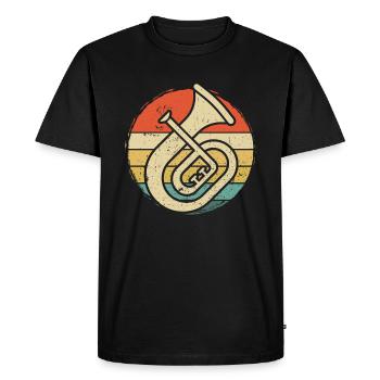 Tenorhorn Tenorhorn player Tenorhorn player Tenorhorn player - Men's Premium Organic T-Shirt - black - Front - Nico (187cm)