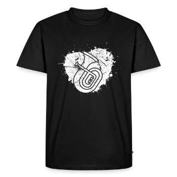 Tenorhorn Tenorhorn player Tenorhorn player Tenorhorn player - Men's Premium Organic T-Shirt - black - Front - Nico (187cm)