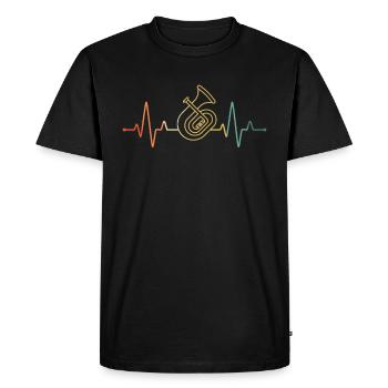 Tenorhorn Tenorhorn player Tenorhorn player Tenorhorn player - Men's Premium Organic T-Shirt - black - Front - Nico (187cm)