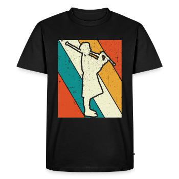 Cornemuse Cornemuse Cornemuse - T-shirt Premium bio Homme - noir - Devant - Nico (187cm)