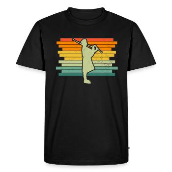 Cornemuse Cornemuse Cornemuse - T-shirt Premium bio Homme - noir - Devant - Nico (187cm)