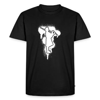Cornemuse Cornemuse Cornemuse - T-shirt Premium bio Homme - noir - Devant - Nico (187cm)