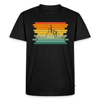 Cornemuse Cornemuse Cornemuse - T-shirt Premium bio Homme - noir - Devant - Nico (187cm)