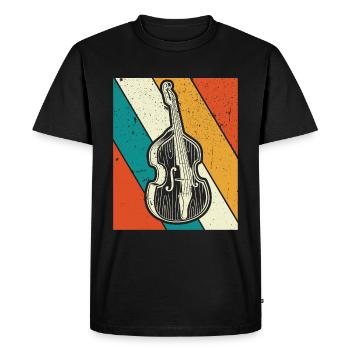 Double bass Double bass player Double bass player - Men's Premium Organic T-Shirt - black - Front - Nico (187cm)