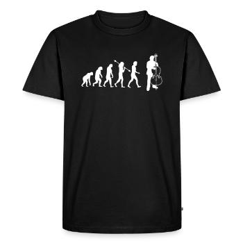 Contrebasse Contrebassiste Contrebassiste - T-shirt Premium bio Homme - noir - Devant - Nico (187cm)