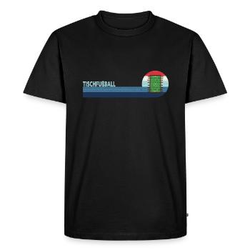 Table football professional table football player - Men's Premium Organic T-Shirt - black - Front - Nico (187cm)