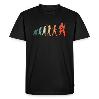 Banjo Banjo player Banjoist - Men's Premium Organic T-Shirt - black - Front - Nico (187cm)