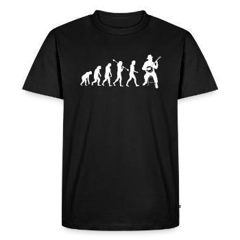 Banjo Banjo player Banjoist - Men's Premium Organic T-Shirt - black - Front - Nico (187cm)