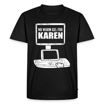 Échographiste drôle Technicien en échographie - T-shirt Premium bio Homme - noir - Devant - Nico (187cm)