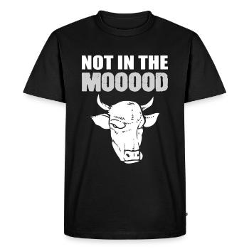 Pas dans le Mooooood Bauer - T-shirt Premium bio Homme - noir - Devant - Nico (187cm)