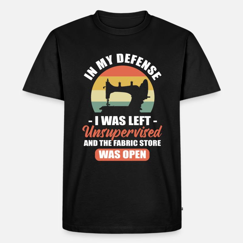 Lustiges Steppen - Männer Premium Bio T-Shirt - Schwarz