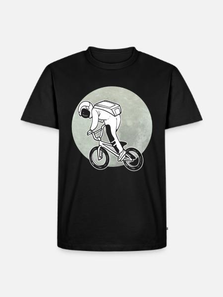 Astronauts drive astronauts - Men's Premium Organic T-Shirt - black
