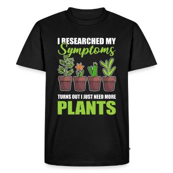 Besoin de plus de jardiniers de plantes - T-shirt Premium bio Homme - noir - Devant - Nico (187cm)
